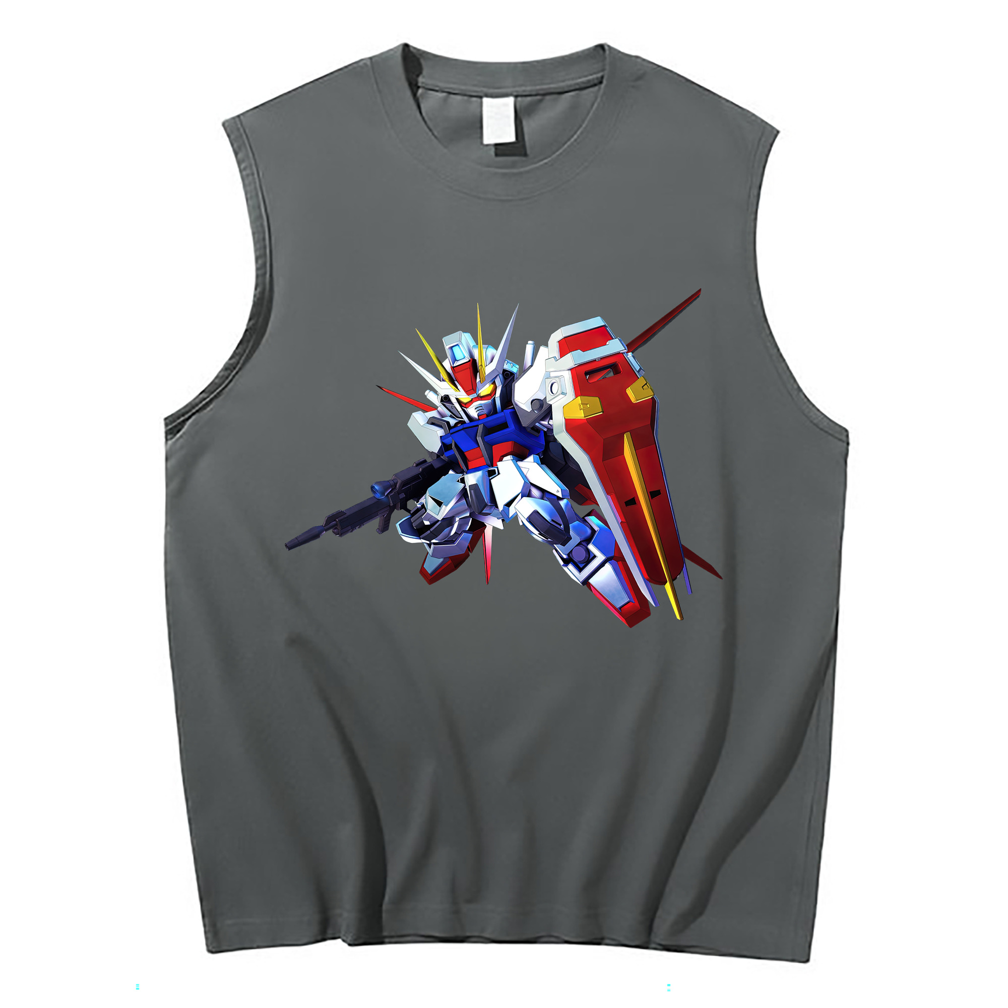 （画像用） 機動戦士ガンダム Mobile Suit Gundam コットン100％タンクトップ（フロントプリント）